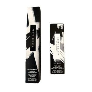Fenty Beauty LOT 2 PCS  Slip Shine Lipstick no. 6 & Shadowstix no. 16 New in Box